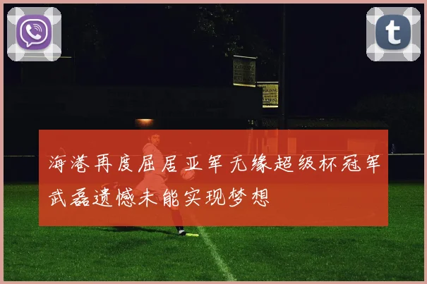 海港再度屈居亚军无缘超级杯冠军武磊遗憾未能实现梦想